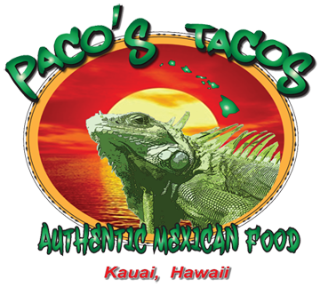 Pacos Tacos Kauai Mexican Food Restaurant Logo