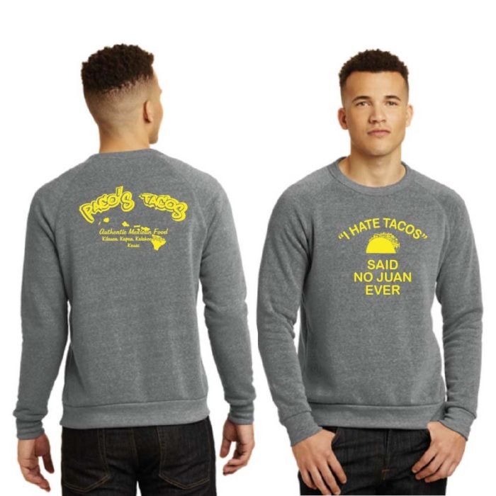 Paco's Tacos Sweatshirts Grey